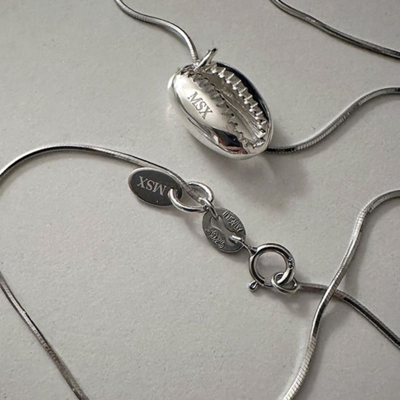 mosxe [925silver] Sea shell necklace