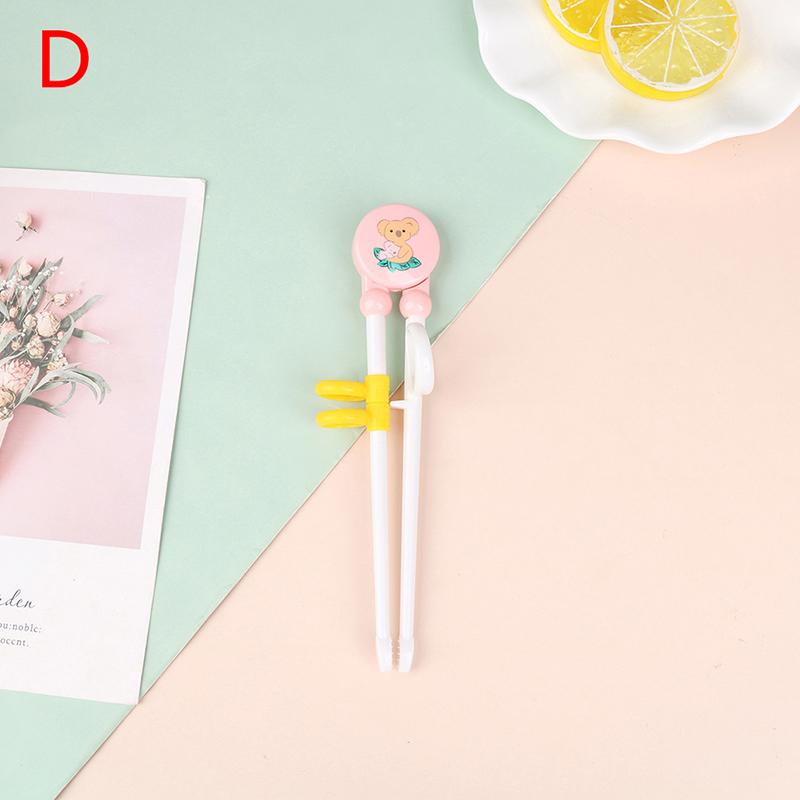 1 пара палочек для еды пластиковые для детей мультфильм обучение палочки для еды обучение Chopstic