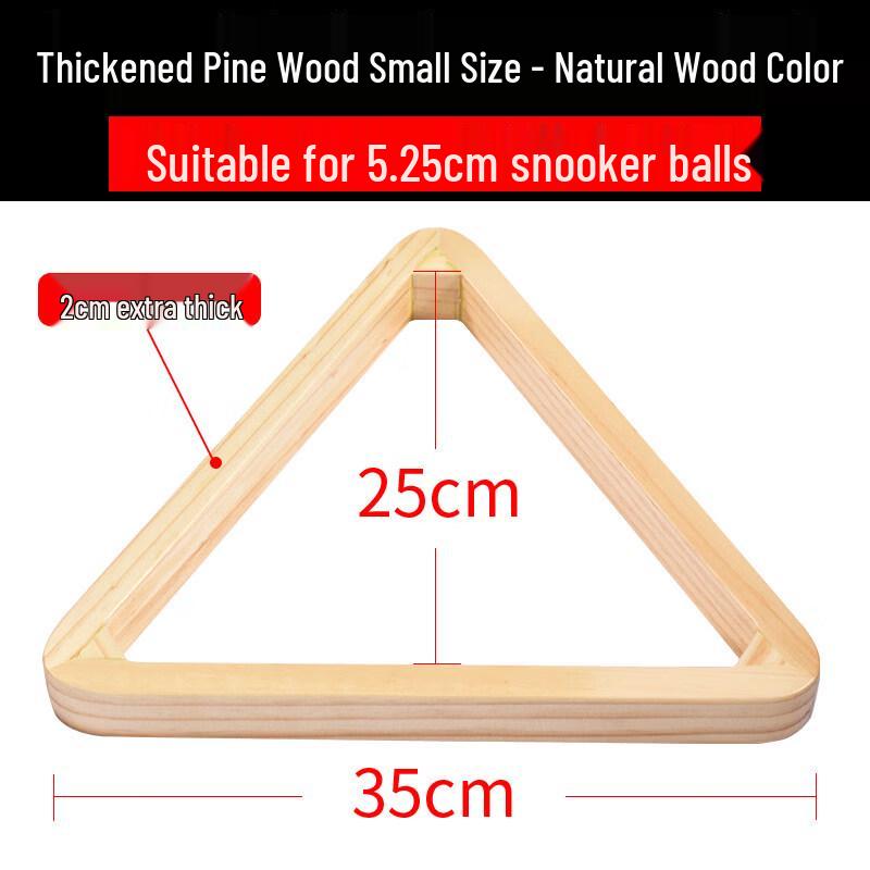 Pine Wood Billiard Triangle Rack