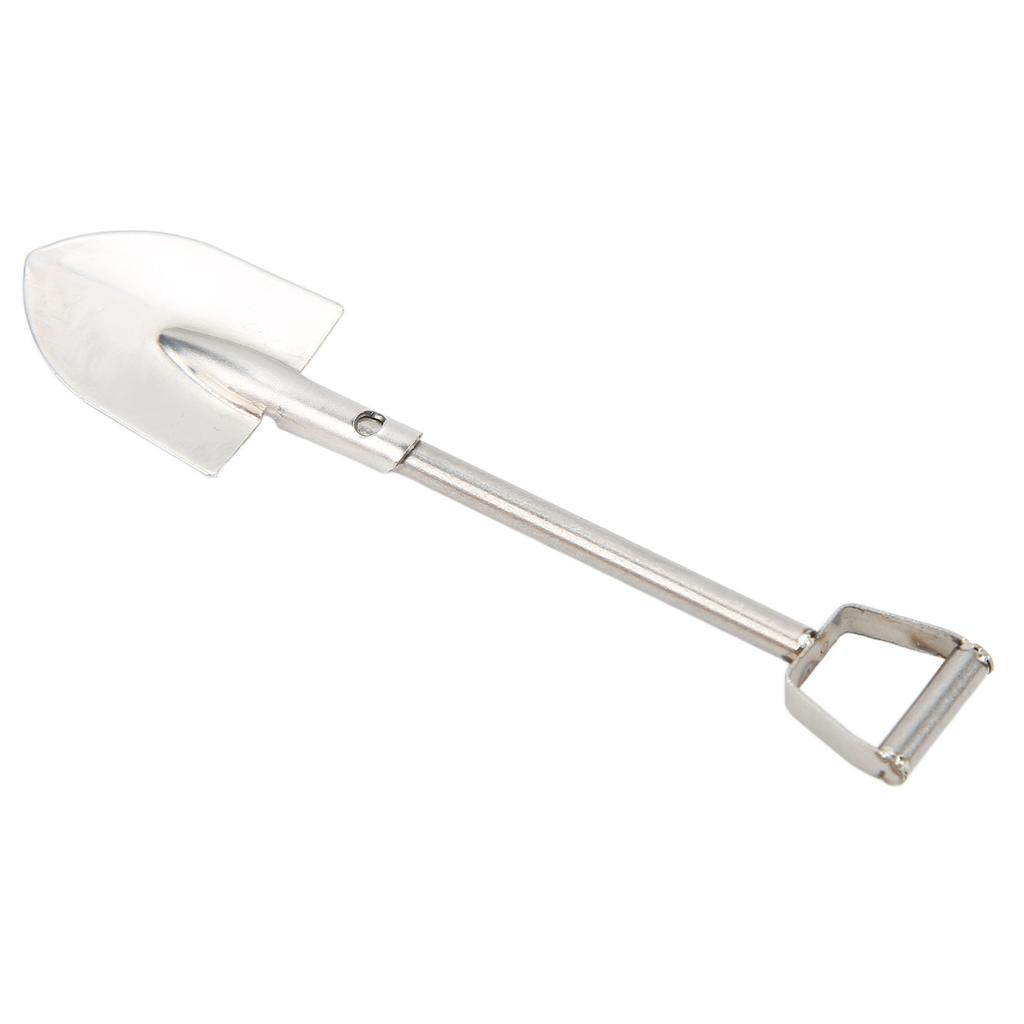 RC Car Shovel Highly Simulated Exquisite Workmanship Lightweight Portable Simulation Metal Shovel