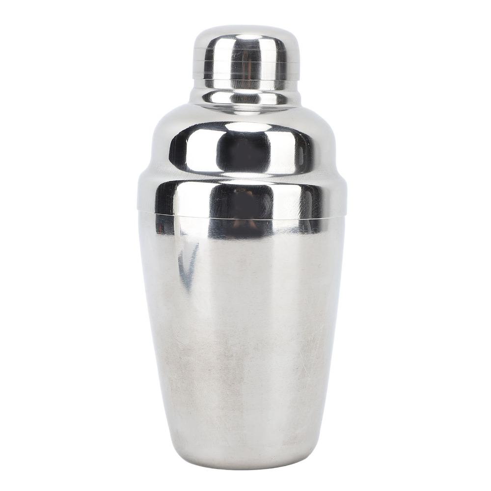 Stainless Steel Cocktail Shaker Built-In Strainer Professional Bar Shaker Restaurant