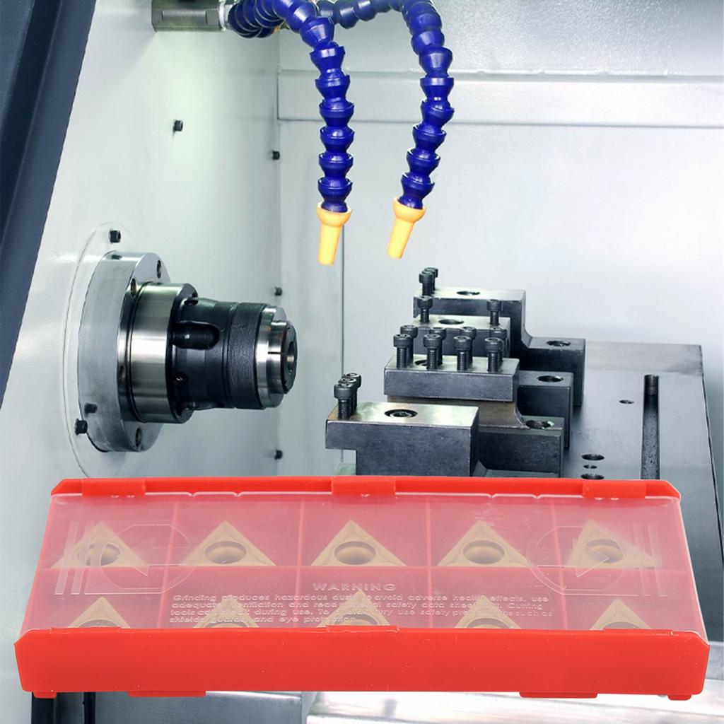 10pcs TCMT 16T304 Triangular Tungsten Steel Carbide Blade Insert CNC Turning Tool