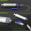Tire Parts Road Bicycle Tire Tubeless Valves Rubber Hose Kit Tubeless Sealant Injector 60ml Syringe
