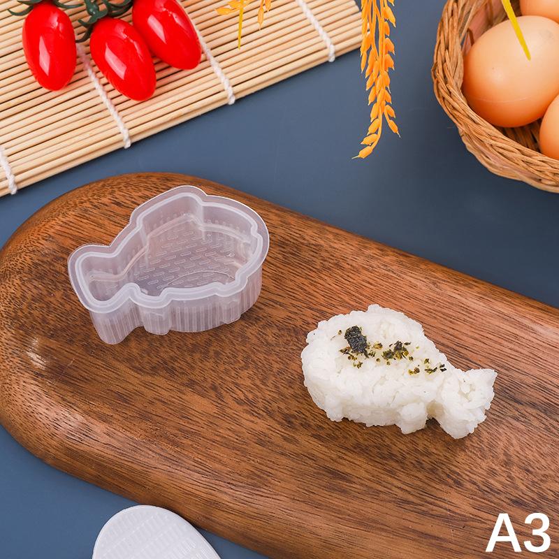 Průhledná forma na rýžové zeleninové rolky sushi DIY forma pro dětskou rýži kresleného tvaru sushi forma na sušenky bento doplňky