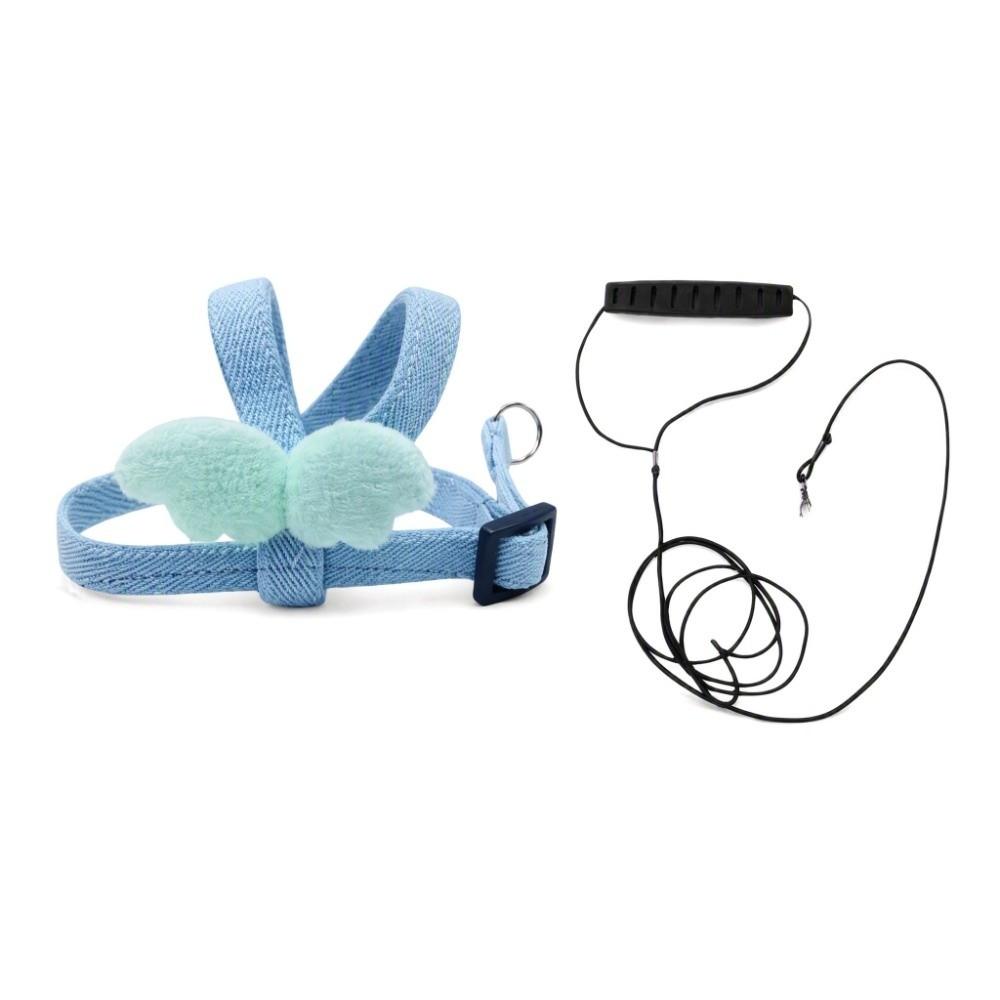 Elastic Straps Bird Harness Leash Lightweight Material Adjustable Design Flight Training Vest Portable Size Easy To Wear