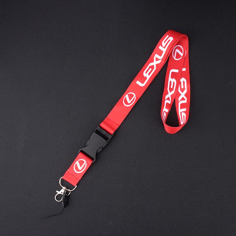 EAV3 Car Motorrad Lanyard Nylon Printing Style Keychain for Lexus ES300 RX330 RX300 GS300 IS250 IS200 CT200h IS300 NX RX LX GX GS