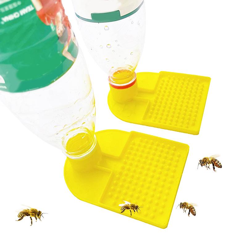 Bee Hive Anti-Drowning Water Feeder – Connects to Mineral Water Bottle