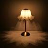 Desk Lamp Flower Shaped Night Light Bedroom Bedside Rechargeable Three Color Adjustable Living Room Atmosphere Decoration Simple