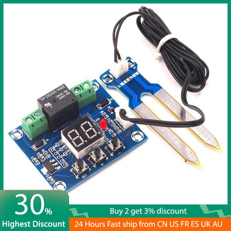 XH-M214 12V Bodenfeuchtesensor Controller Bewässerungssystem Automatisches Bewässerungsmodul Digitalanzeige Feuchtigkeitsregler
