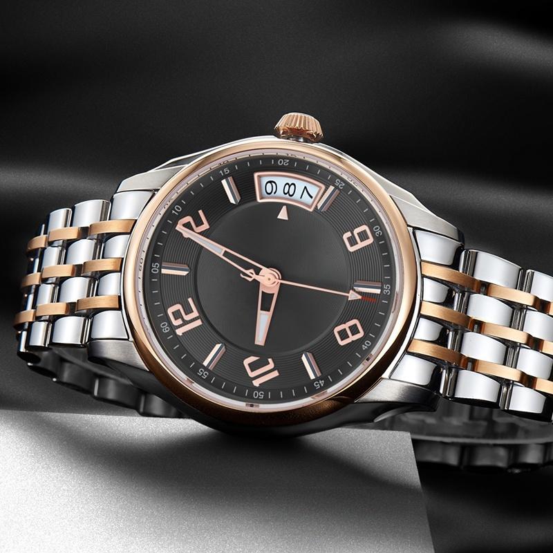 Fashion Business Calendar Water Resistant Watch Sapphire Crystal Stainless Steel Luxury Sports Women CITIZEN Movt Wristwatch
