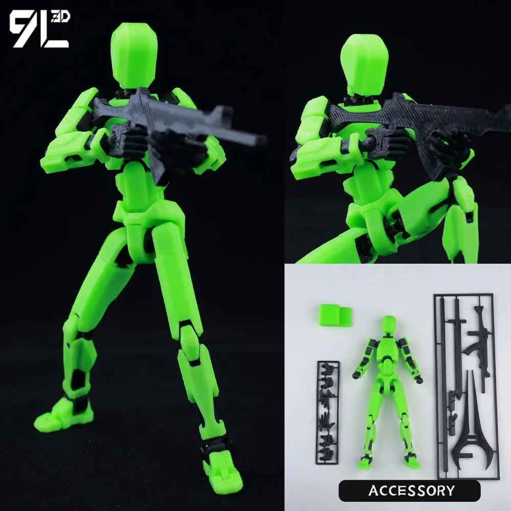 (Assembly Completed) T13 Action Figure Set,Dummy 13 Robot Action Figure, Lucky 13 Collectible Action Figure Articulated