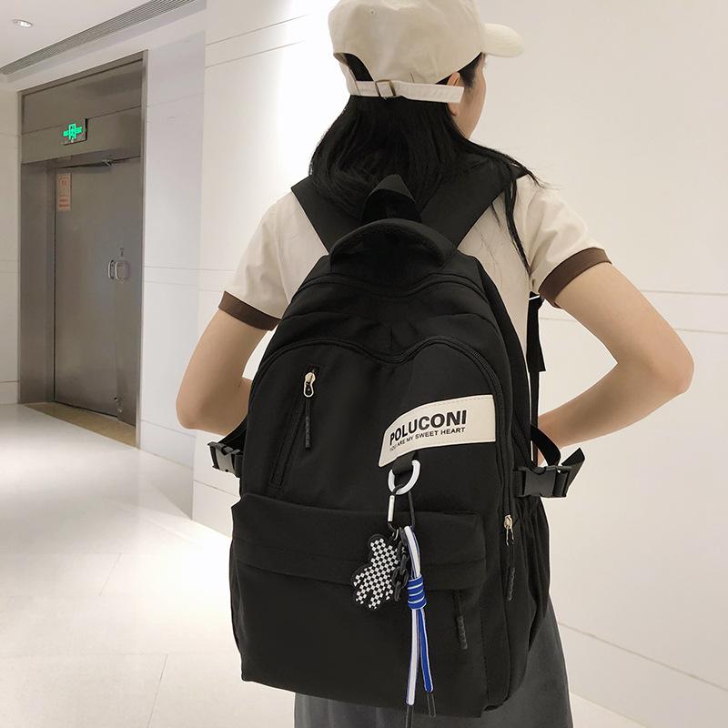 School Bag, College Student, High School Student, Large-capacity College Style Backpack, Simple Leisure Sports, Korean Version, Couple Backpack.