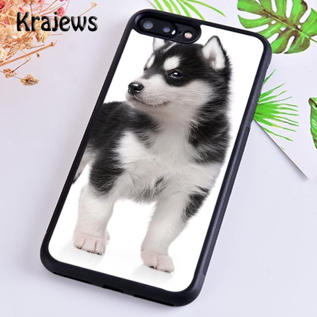

Krajews Animal Husky puppy Phone Case Cover For iPhone 17 Air 16 15 14 plus 12 13 pro max coque Shell Fundas iPhone 14pro