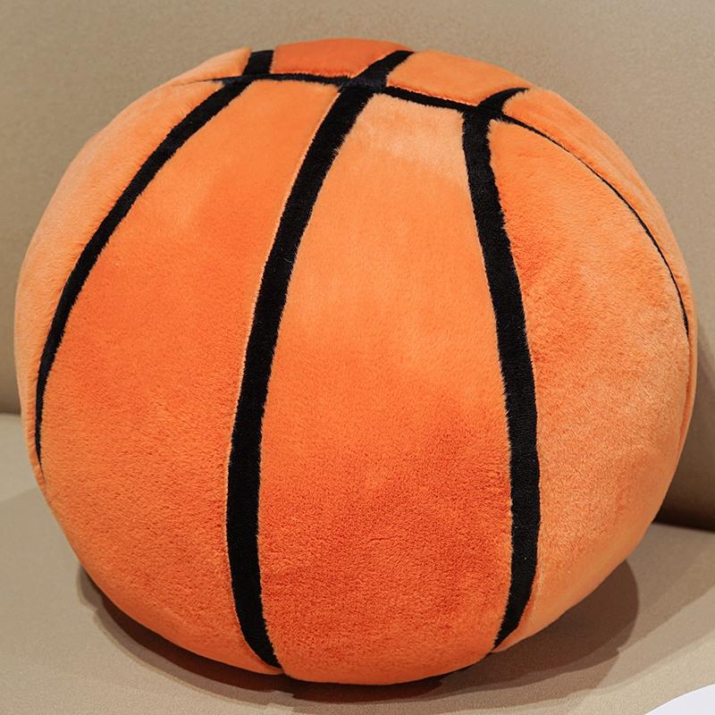 Basketball Plushie Simulation Basketball Throw Pillow Fill Plump Bedroom Decorations Skin-Friendly Holiday Gift For Boy And Girl