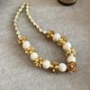 Bohemian Kleurrijke Acryl Kralen Choker Ketting Voor Vrouwen Mode Statement Sleutelbeen Ketting Esthetische Y2K Nek Sieraden