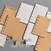 A7 Vertical Planner Loose Leaf Refills - One Day Per Page, Lined & Blank Pages