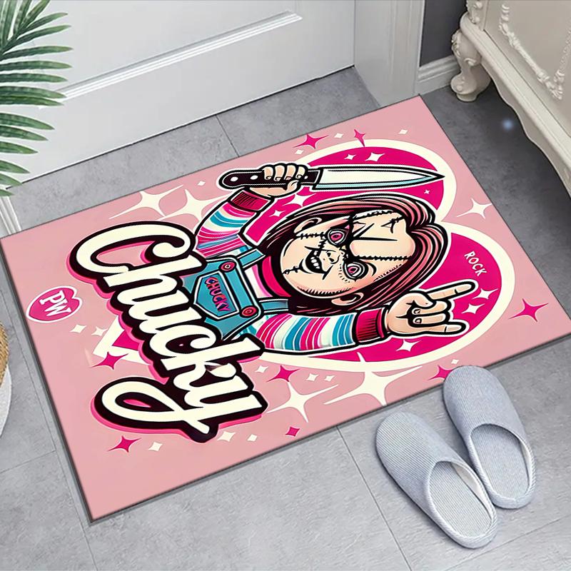 1pc Chucky3 Design Area Rug - Non-Slip, Soft & Cozy Floor Mat for Living Room, Bedroom, Office - Indoor/Outdoor Decorative Carpet