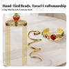 3 Pieces Beaded Headpiece with Egyptian Queen Accessory Shiny for Cosplay