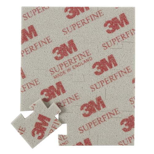 

3M Jigsaw Puzzle-Shaped Abrasive Sponge, 5083JIG, 114x140mm, #320-600 Equivalent, Pack of 10