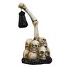 Creative Halloween Skeleton Night Light Funny Garden Statue Lamp Skull Sculptures  Outdoor