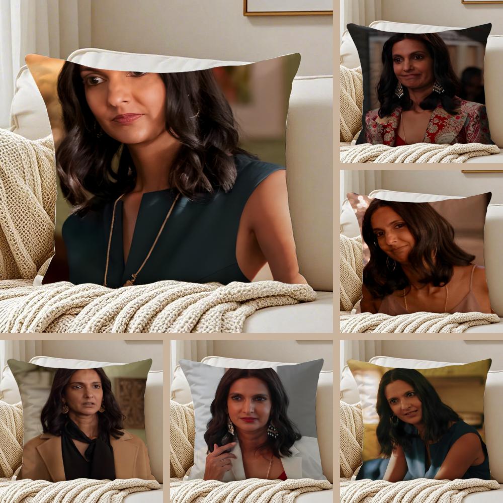 NNalini Vishwakumar TV Character Cushion Cover Pillowcase Antidustmite living Room Sofa Decor Cushion Room