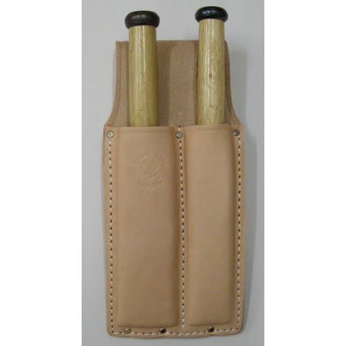 KOZUCHI Tanned Leather Chisel Case (2 Chisels) for 1.5" and 1.5" Thickness, SC-24