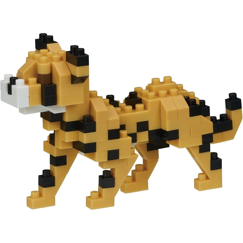 Kawada Nano Block Cheetah Building Set 300 Pieces Educational Toy
