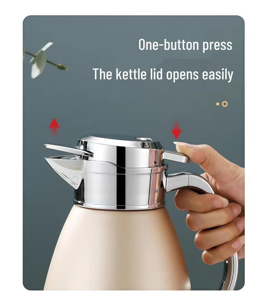 316 Stainless Steel 2L Vacuum Insulated Hot Water Bottle for Hotel/Home