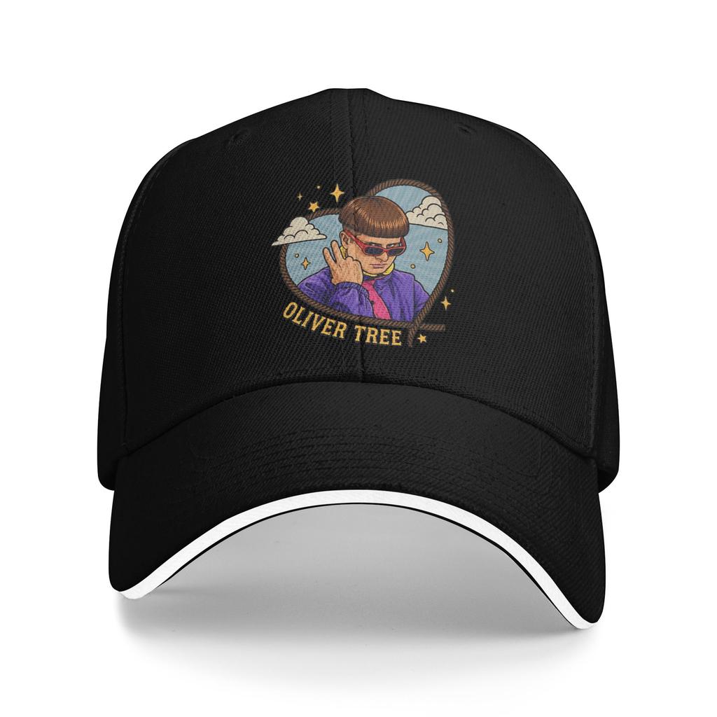 Oliver Tree Rapper Rip Baseball Caps Retro Sandwich Hat Unisex Women Breathable Sun Hat Fishing