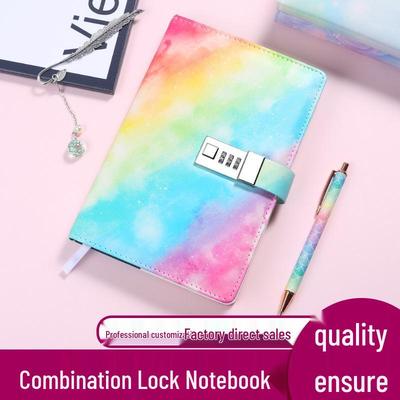 A5 Locked Creative Password Notebook Diary & Student Planner Gift Set