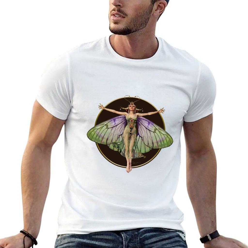 Flapper Fairy Moth Wings TShirt Trendy Casual Short Sleeve Shirt