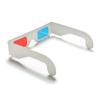 10pcs Universal Anaglyph Cardboard Paper Red Blue Cyan 3D Glasses For Movie EF