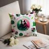 Witch Pillow Covers Broadway Musical Merchandise Elphaba and Glinda Pillow Case Throw Pillow Covers Decorative Pillowcase Cushion Cover with Car