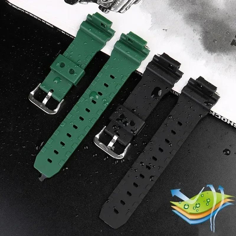 Premium-Grade rubber strap For Casio G-Shock GM2100 GA2100 DW5600GM GA 2100 DW6900 silicone strap accessories 16mm