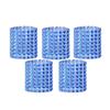 10pcs Gold Silver Napkin Ring Chairs Buckles Wedding Event Decoration Crafts Rhinestone Bows Holder Handmade Party Supplies