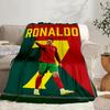 Cristiano Ronaldo Portable Blanket/Soft Blanket Bedding Blanket Suitable for Travel Camping Living Rooms Offices Sofas Fan Gifts