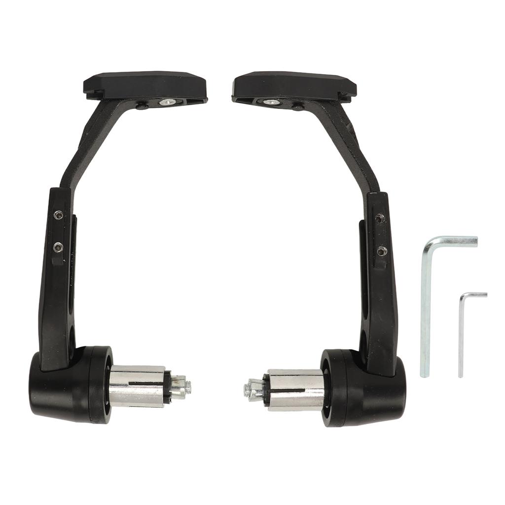 1 Pair Motorcycle Protector Lever Handles CNC Aluminum Alloy Universal Clutch Brake Handlebar Lever Guard Black