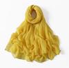 New Cotton Linen Scarf For Women Girls Students Autumn Classic Solid Color Scarves Retro Soft Foulard Viscose Female Wrap Shawls
