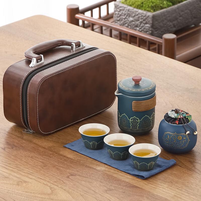 Ceramic Travel Tea Set