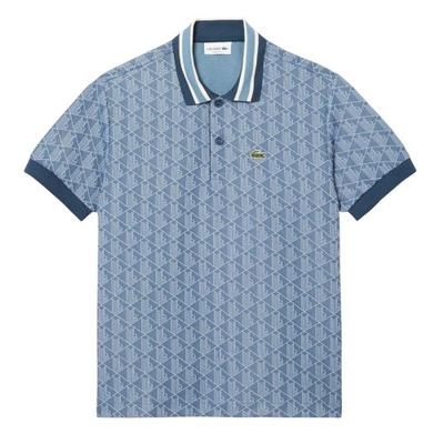 Mens Monogram Jacquard Polo Shirt