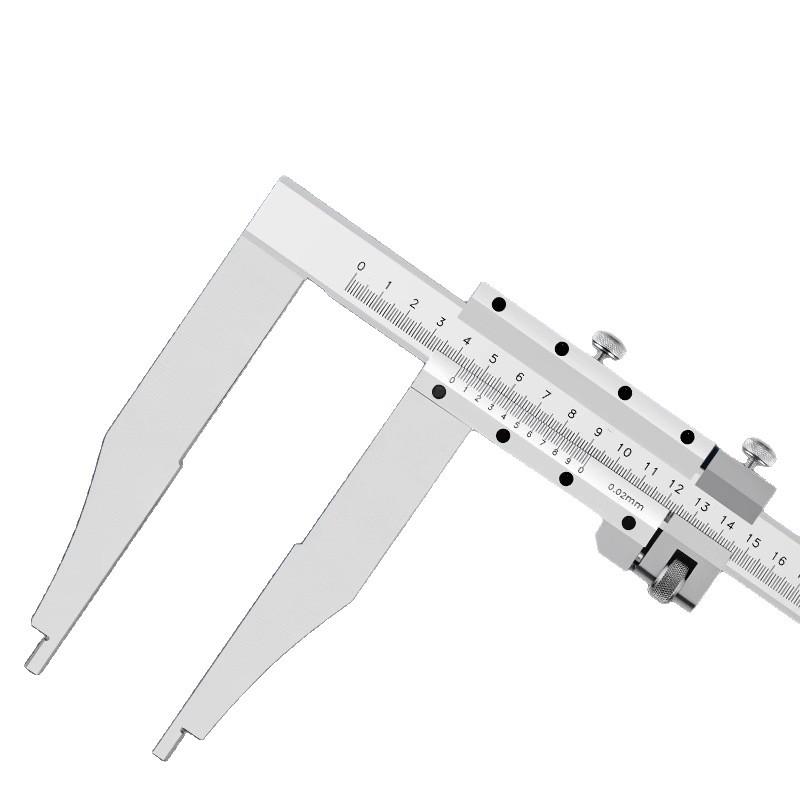 Industrial Precision Stainless Steel Vernier Caliper with Extended Jaw (0-300mm, 0-500mm, 0-600mm)
