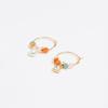 BIMBA Y LOLA Stone Hoop Earrings B255AIW014PKF