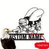 Custom Metal Sign Marine Veteran Gift Personalized Retirement Decor