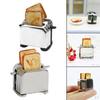 1/12 Dollhouse Mini Metal Modern Kitchen Set Bread Maker with Toasts Furniture Accessory