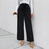 YYFS Damenmode, lässig, Frühling und Herbst, einfarbig, mit mittlerer Taille, lockere Hosen, Hosen und Caprihosen
