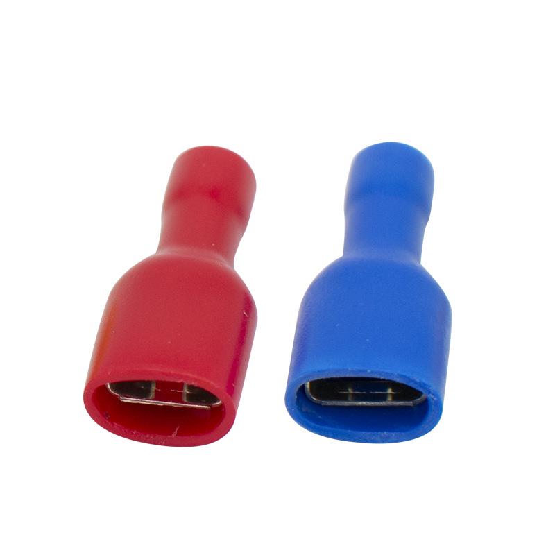 FDFD1.25-250-110-187 Female Pre-insulated Crimp Terminal Head Pin