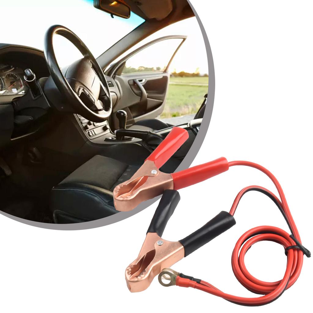 High Quality Hot Sale Battery Clip Wire Battery Clip 2 Pieces Car 50AMP Battery Inverter Wire Power Transfer Cable
