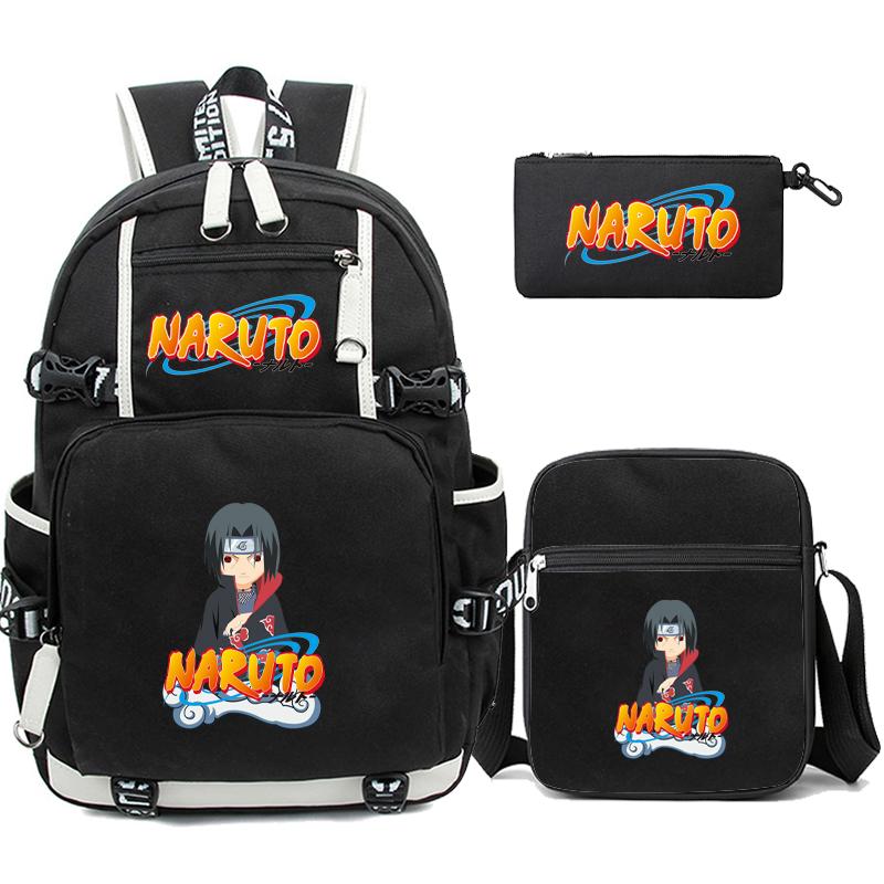 3Pcs/set Anime Backpack for Teen Boy Girl Back To School Backpack Student Schoolbag Men Women Leisure Travel Bag
