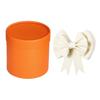 Small Handcrafted Flower Bucket with Fashionable Bows Practical Miniature DIY Bucket Suitable for Parties & Gifts