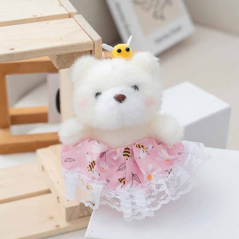 Plush Toy Bear Keychain Soft Stuffed Animal Backpack Accessory Collectors Gift